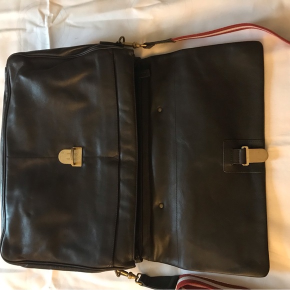 Ballys Brown Leather Satchell - Picture 6 of 12
